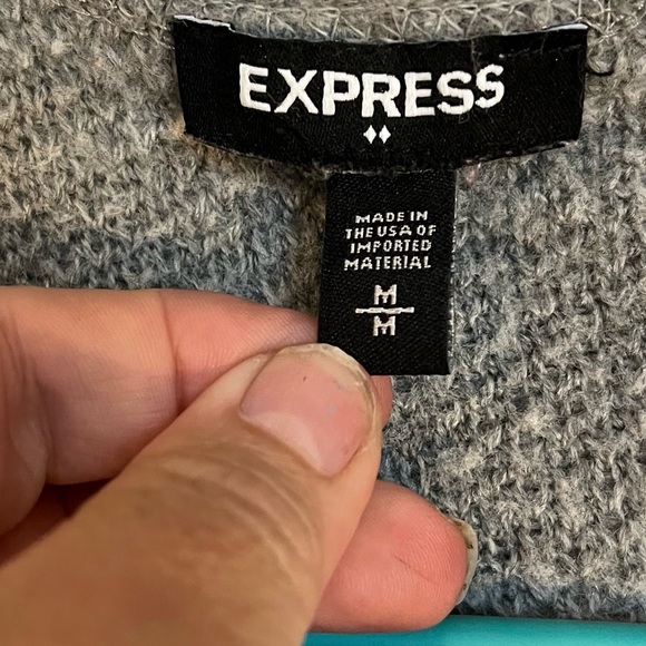 Express brand cardigan. Grey. Size M. Great condition. - Picture 2 of 4